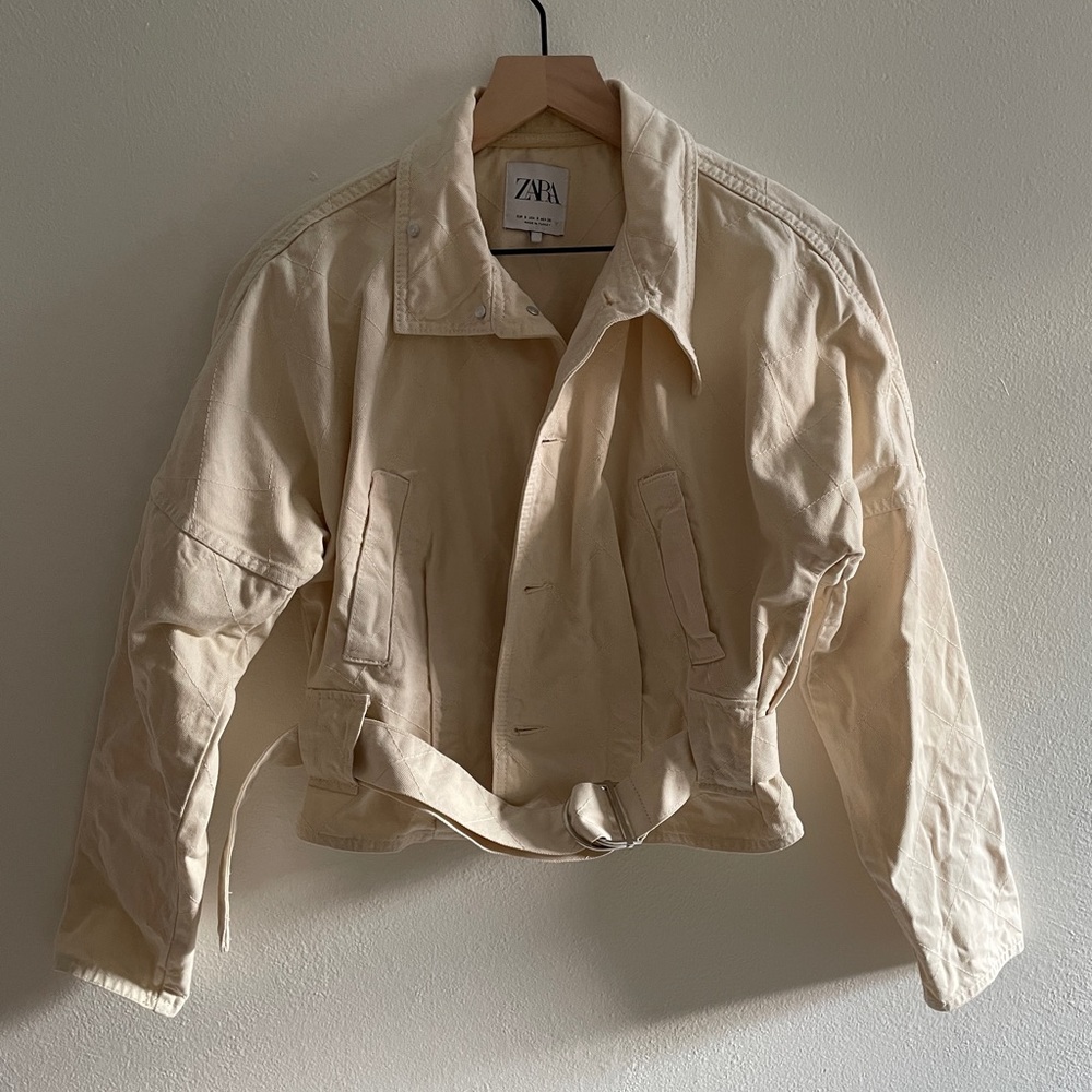 Zara Cotton Canvas Jacket